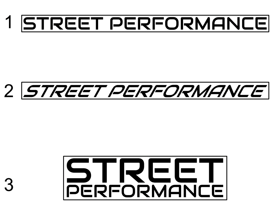 Street Performance Sticker